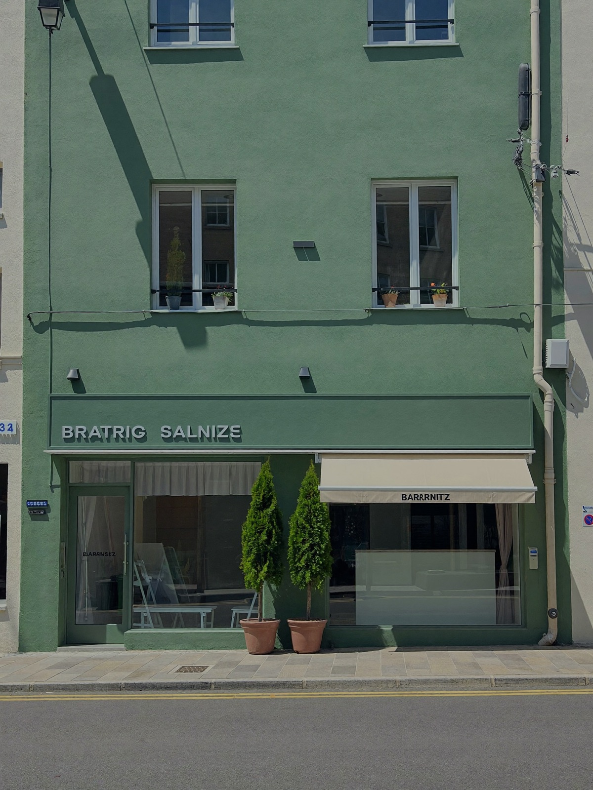 La façade du Studio David à Biarritz